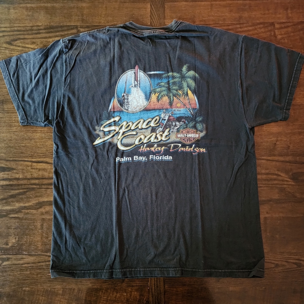 Harley-Davidson Space Coast Palm Bay Florida Graphic T-Shirt - Picture 3 of 5